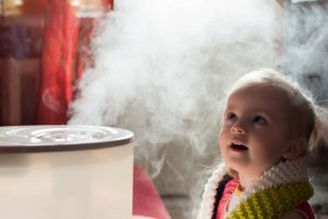 umidificator evita apariția frecventă a problemelor respiratorii la copii