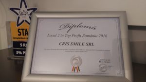 diploma cris smile cabinet stomatologic
