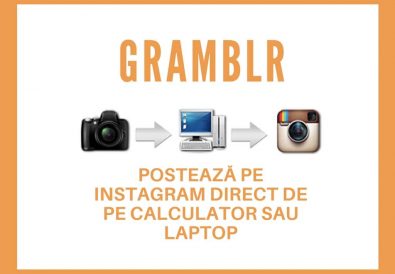 program Gramblr Postează pe Instagram direct de pe calculator sau laptop