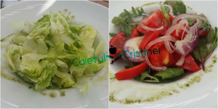 salata verde si salata asortata