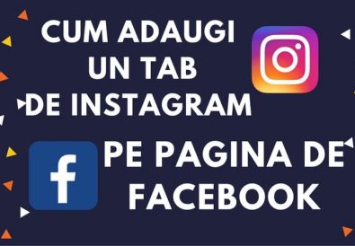 Instagram pe pagina de Facebook