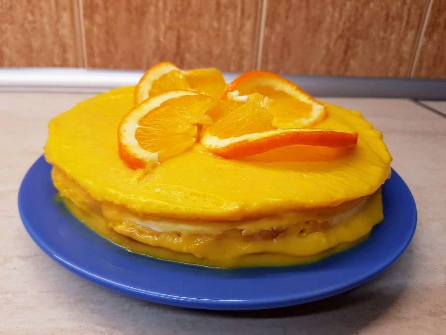 Tort pentru copii cu ricotta și portocale